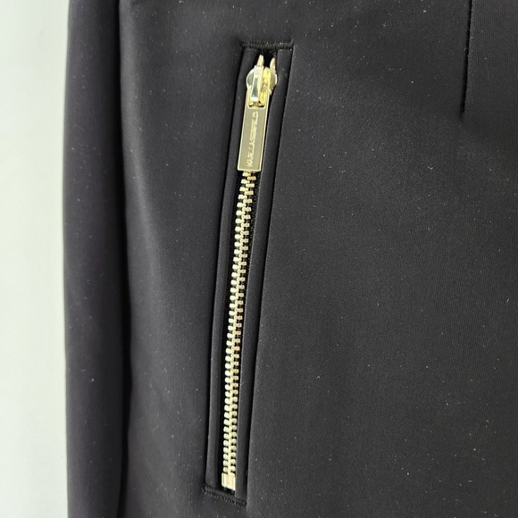 Karl Lagerfeld Paris Essential Compression Pants Straight Leg Black Womens 10 - Picture 3 of 12